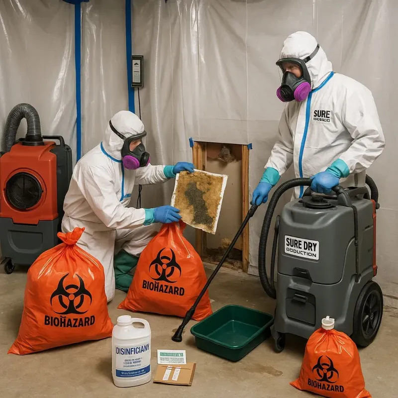 Contaminated Water Handling Protocols process in Hill County, TX
