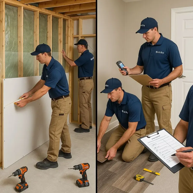 Repairs and Reconstruction process in Hill County, TX